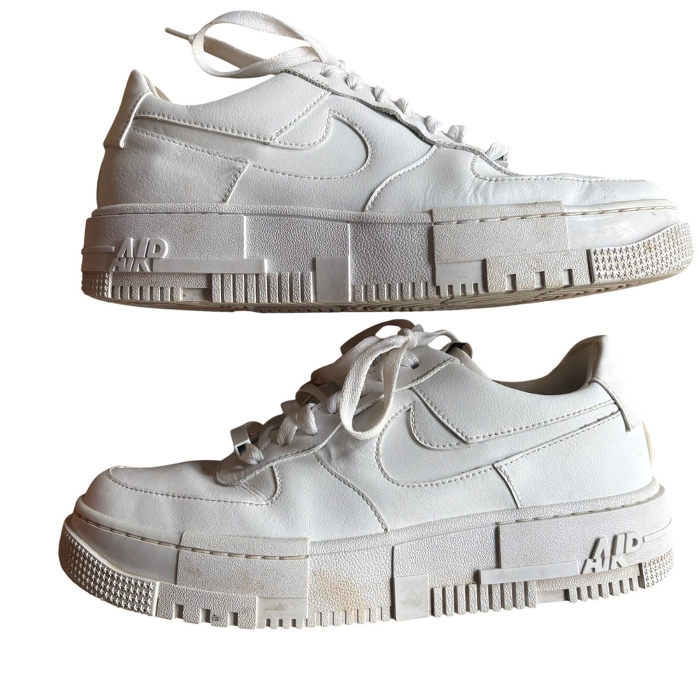 NIKE Air Force 1 Pixel White Women DA6204 100 Sneakers Shoes Size 10.5